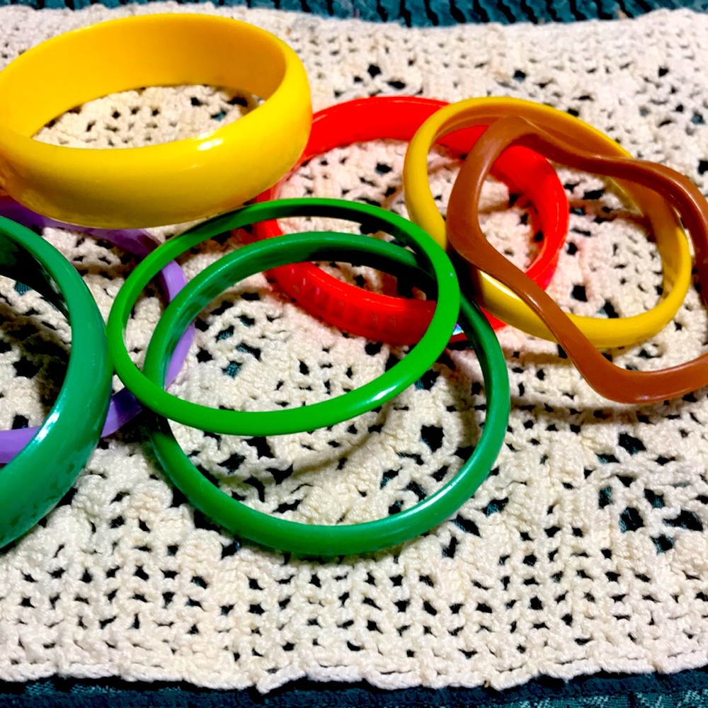 Bakelite Look Bangles - image 1